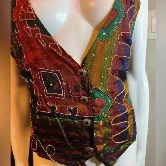 Jane Ashley Tops - Jane Ashley Embellished vest